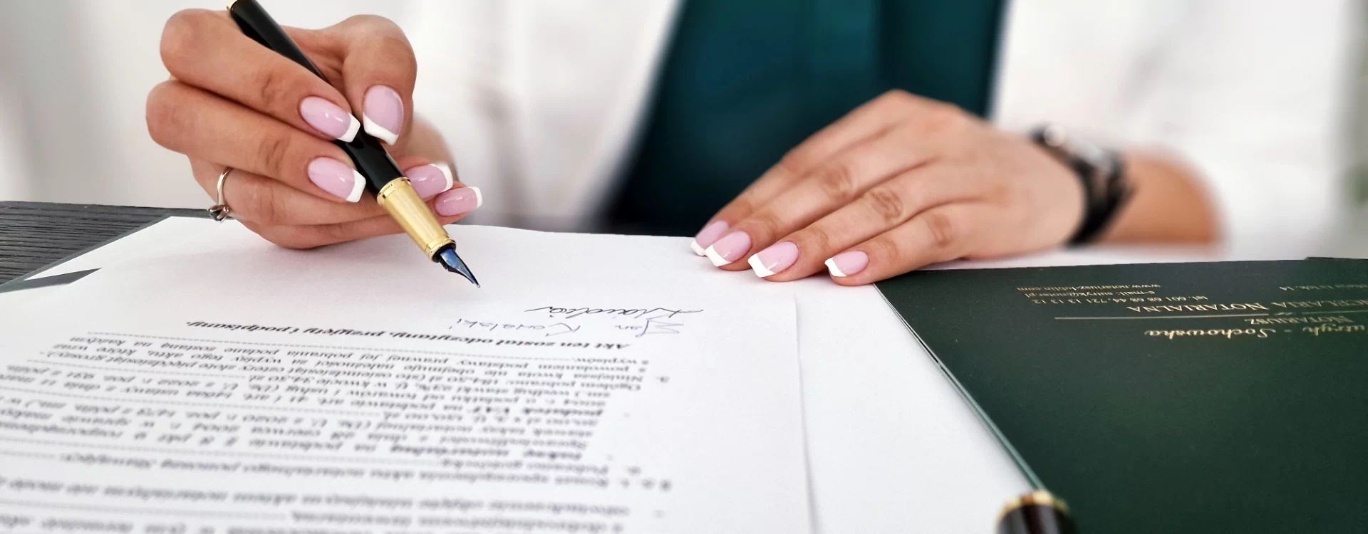 podpis na dokumentach